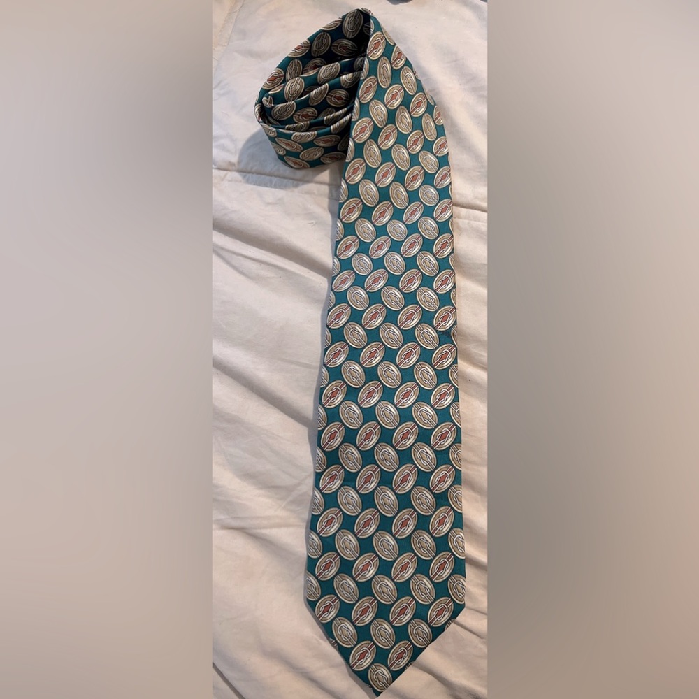 Vintage GUCCI Italy Authentic 100% Silk Neck Tie - Picture 1 of 4